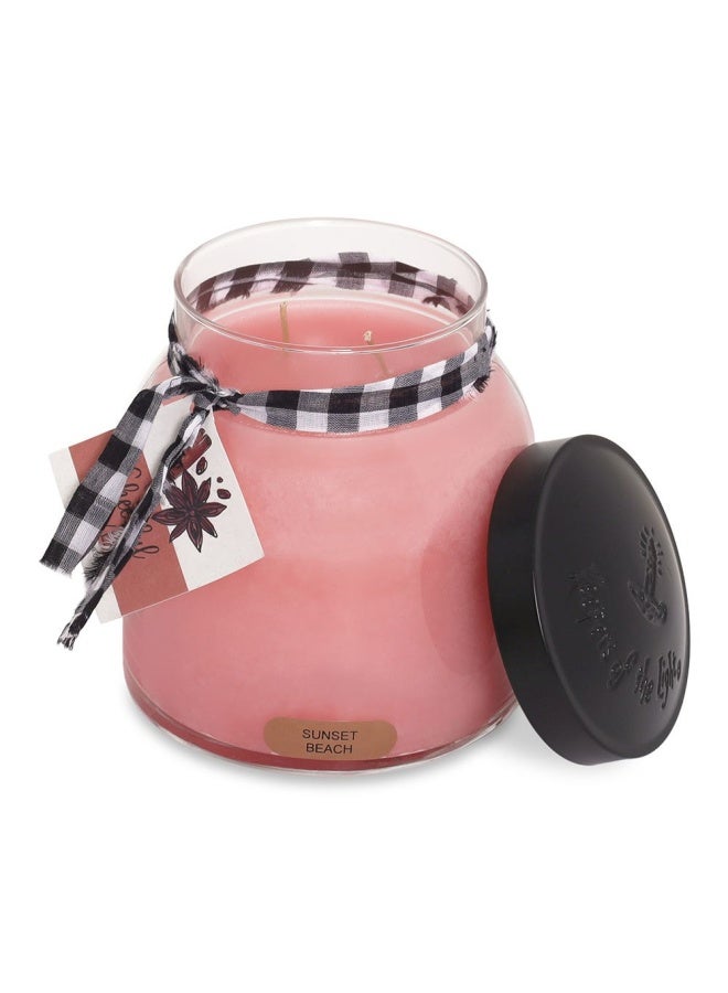 Papa Jar Candle, Sunset Peach - 963 Gm