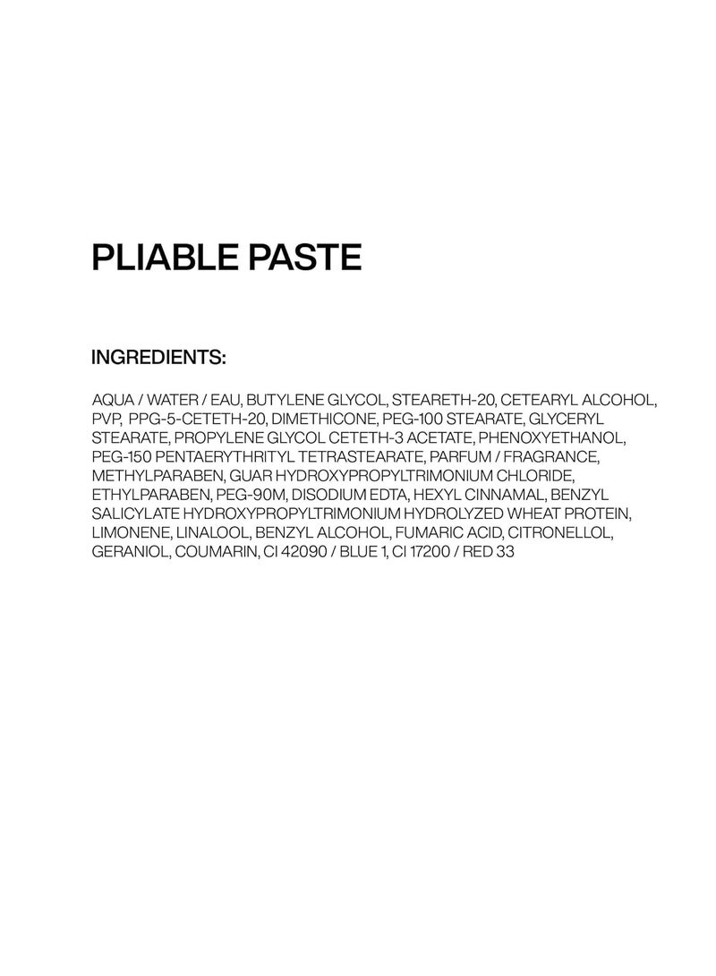Redken Pliable Paste For Hair Styling with Flexible Hold |Adds Lightweight, Flexible Texture & Moisture | Natural Finish | No Flaking | Medium Hold Control | For All Hair Types | 5 Oz