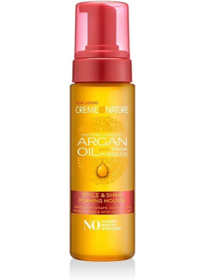 Creme of Nature Lotion Foaming Styling Lotion with Argan Oil