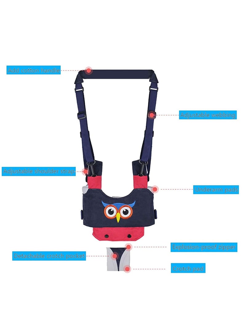 Baby Walker Handheld Kids Toddler Walking Harness Helper Assistant Protective Belt Child Activity Walker Adjustable Standing Up Walking Learning Helper for Toddler 7 24 Month Blue