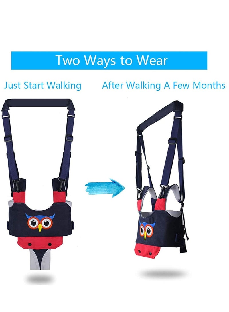 Baby Walker Handheld Kids Toddler Walking Harness Helper Assistant Protective Belt Child Activity Walker Adjustable Standing Up Walking Learning Helper for Toddler 7 24 Month Blue