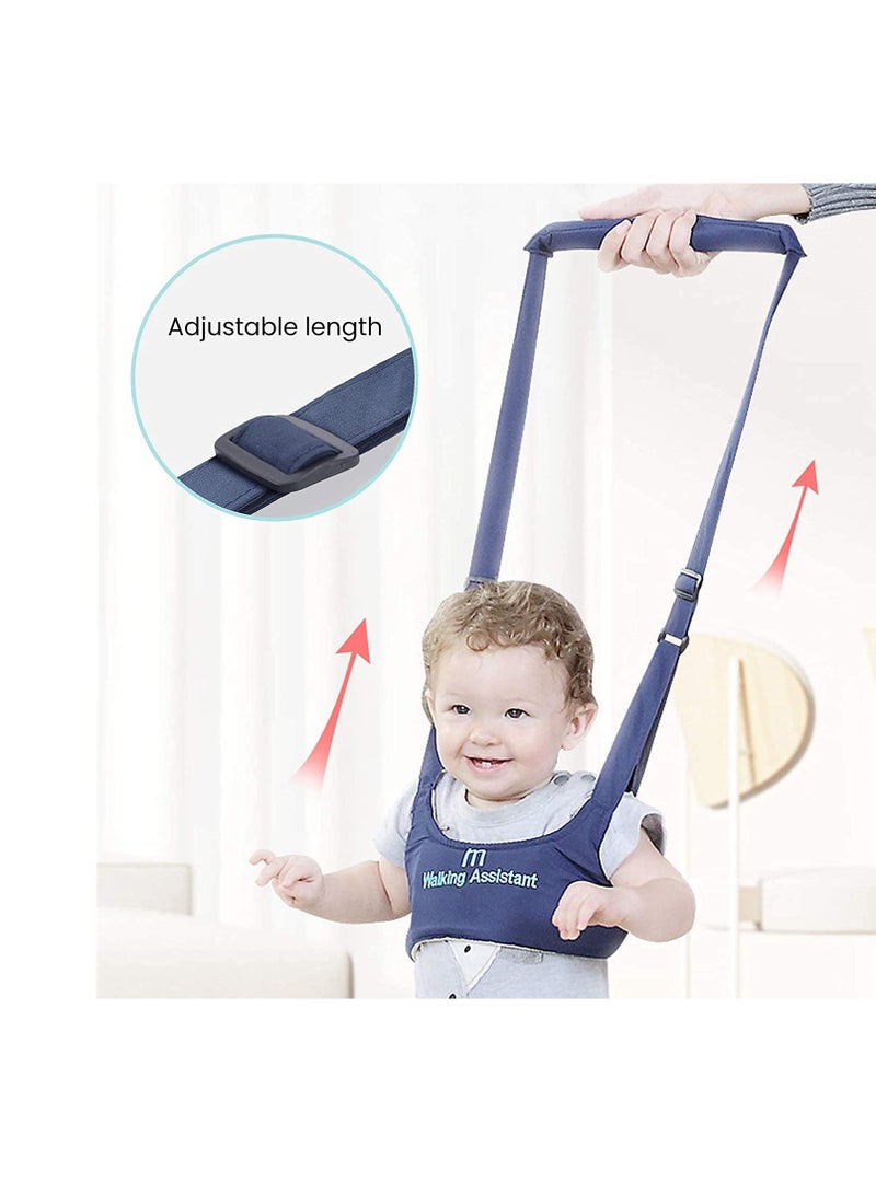 Baby Walker Toddler Walking Harness, Adjustable Baby Walking Wings Learn to Walk Assistant Baby Walker Protective Belt, Safe Standing Walk Tool-Help Baby Keep Balance Walk(Navy Blue)
