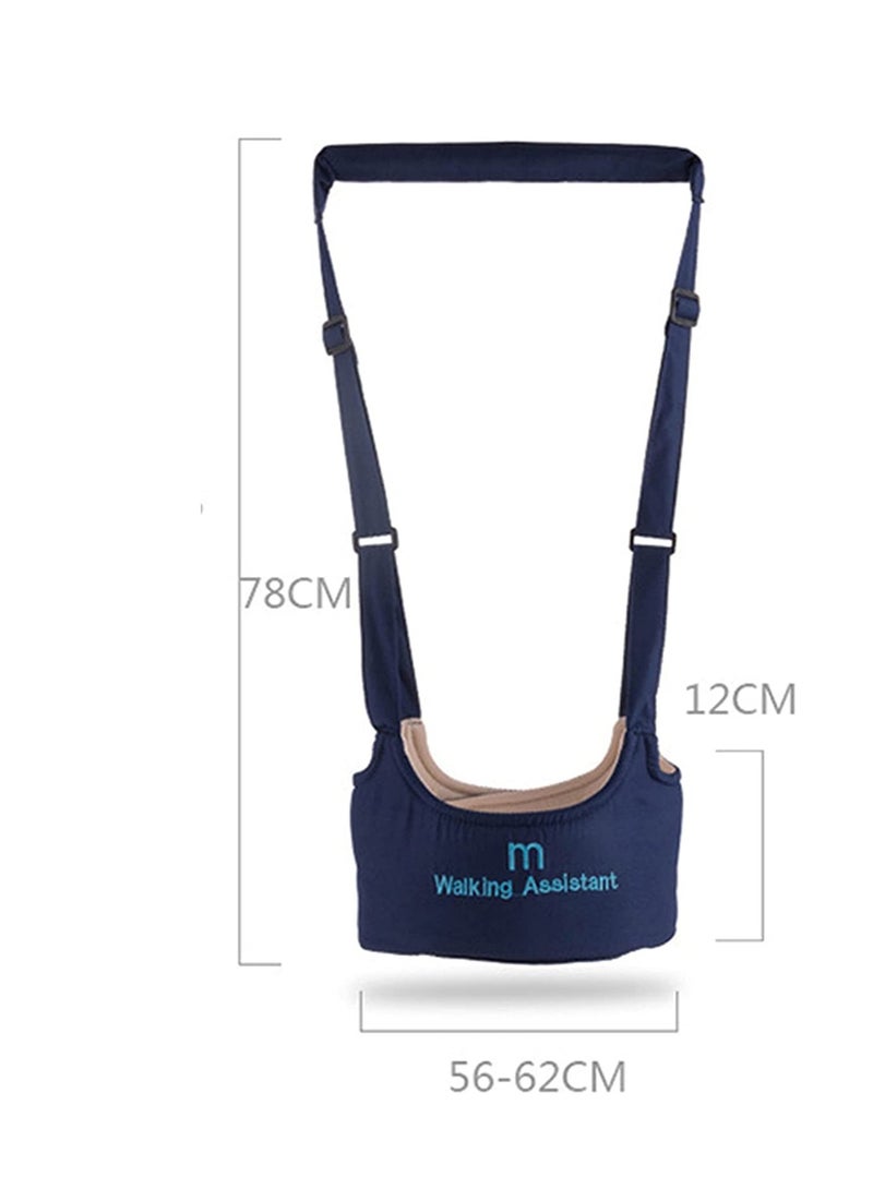 Baby Walker Toddler Walking Harness, Adjustable Baby Walking Wings Learn to Walk Assistant Baby Walker Protective Belt, Safe Standing Walk Tool-Help Baby Keep Balance Walk(Navy Blue)