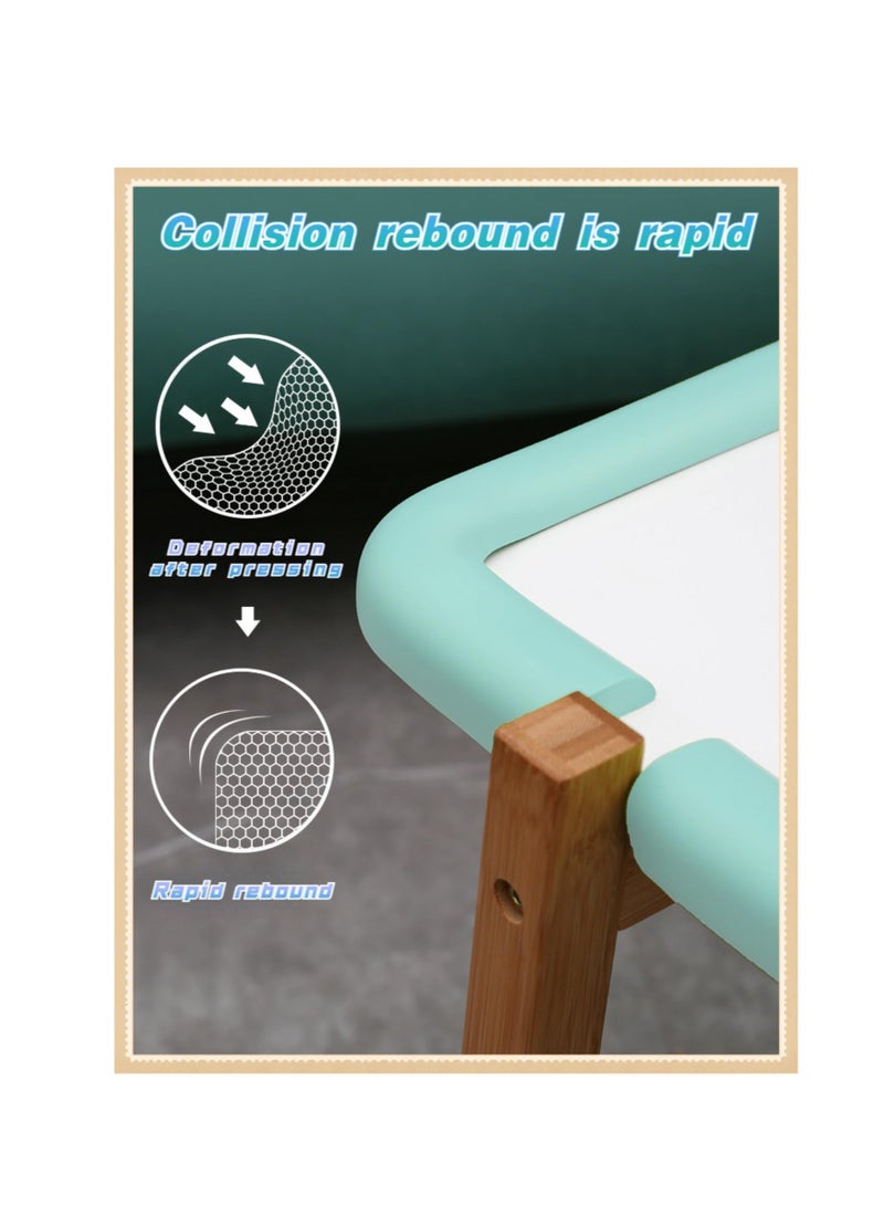 Table Anti-Collision Angle and Edge Protector, 2 Pack Baby Anti-Collision Edge Protector, Bed Ladder Pads Anti-Collision Strip, Thickened and Widened Anti-Collision Protection Strip, Beige