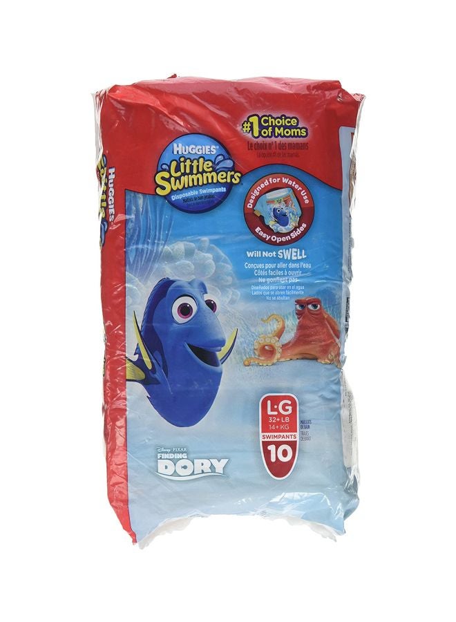 Little Swimmers Disposable Swimpant Diapers, Size L, 14+ Kg, 10 Count