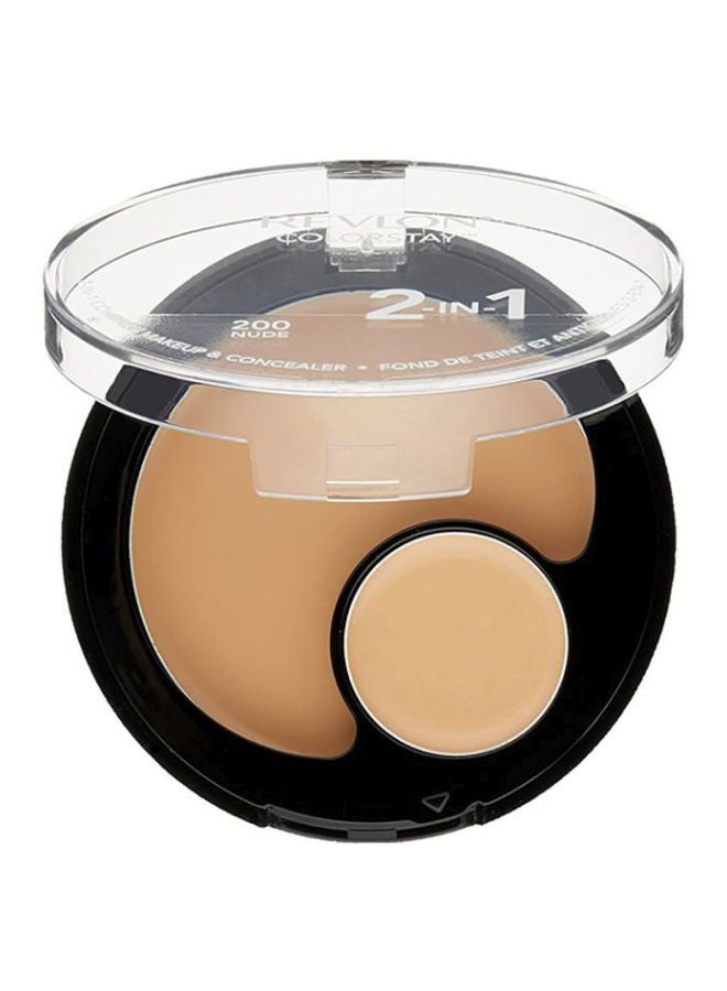 ColorStay 2-In-1 Compact Makeup And Concealer Nude