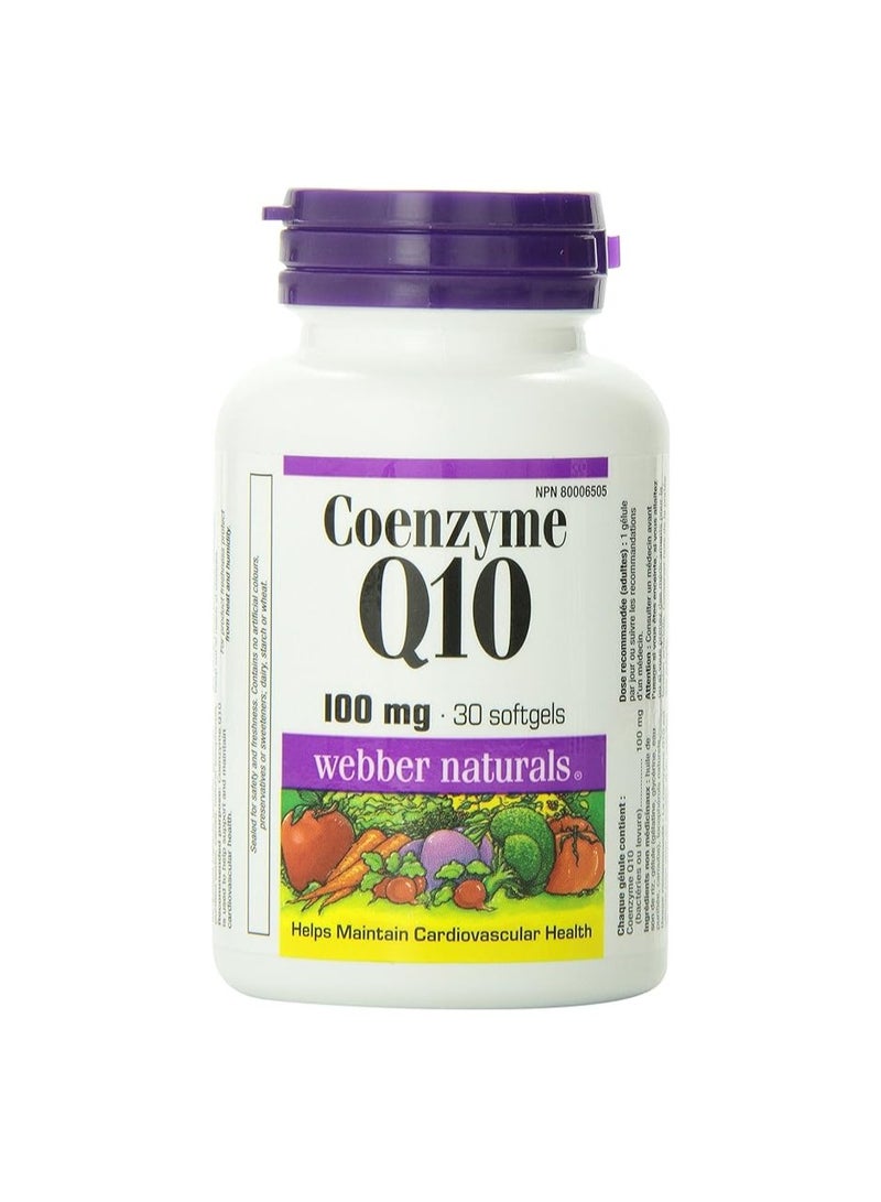 Coenzyme Q10 100 Mg 30-Count