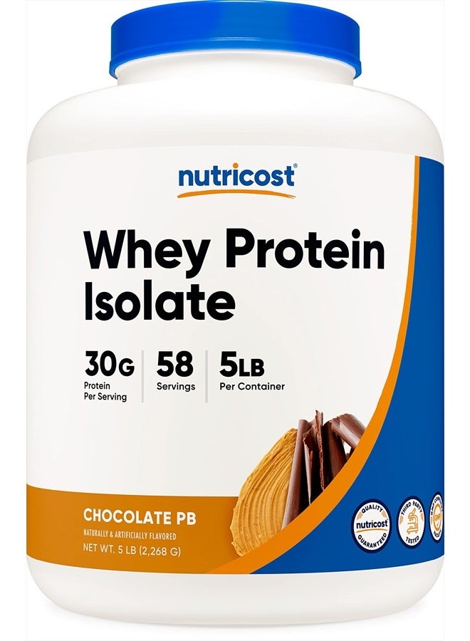 Whey Protein Isolate (Chocolate Peanut Butter, 5 Pound) Protein Powder