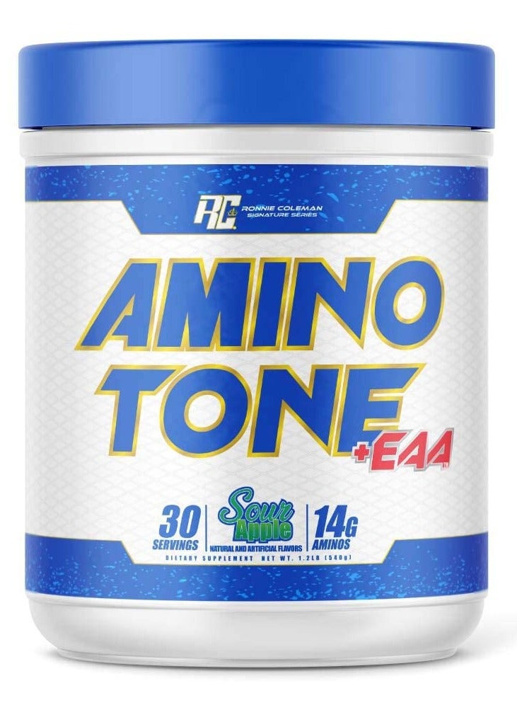 Ronnie Coleman Amino Tone + EAA 540g Sour Apple Flavor 30 Serving