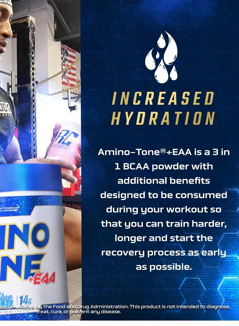 Ronnie Coleman Amino Tone + EAA 540g Blue Razz Flavor 30 Serving