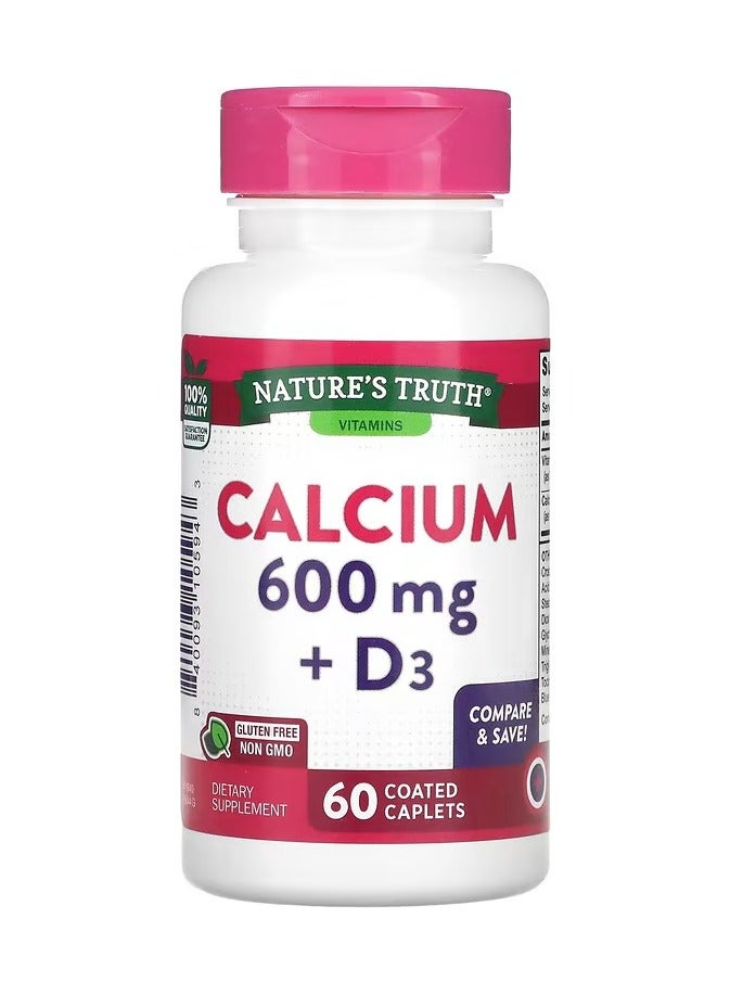 Calcium D3 60 Coated Caplets 60 Serving