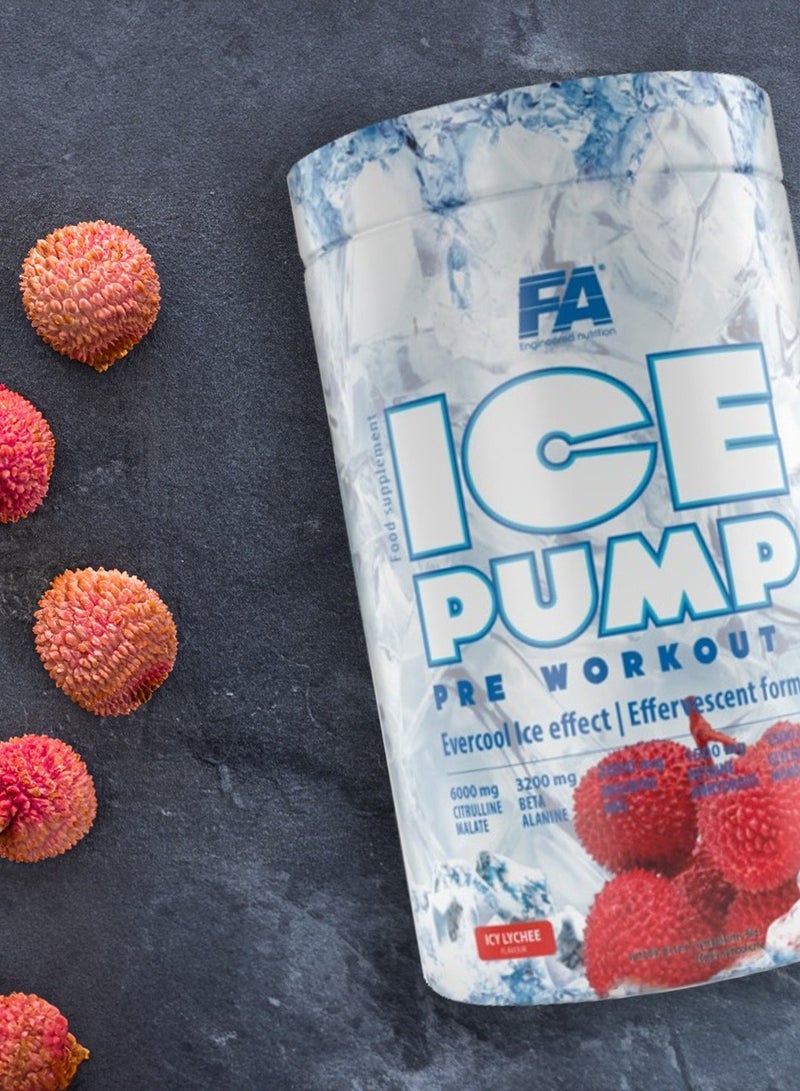 Ice Pump Pre-Workout 463g Icy Lychee Flavor 50 Serving