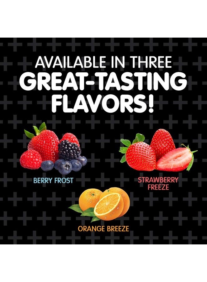 AdvancedCare Plus Electrolyte Powder, with 33% More Electrolytes and PreActive Prebiotics, Berry Frost, Drink Powder Packets, 0.6 oz, 18 Count