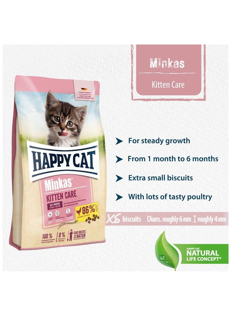 Happy Cat Minkas Kitten Care Cat Dry Food 1.5 Kg