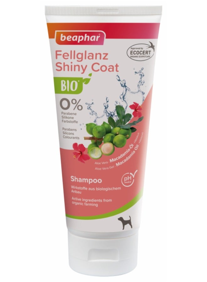 Bio Cosmetic Shiny Coat Dog Shampoo 200 ml