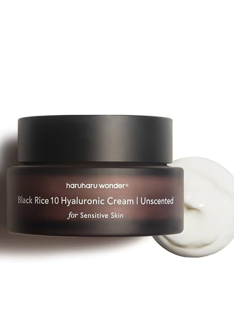 Haruharu WONDER Black Rice Hyaluronic cream Unscented, Sensitive skin