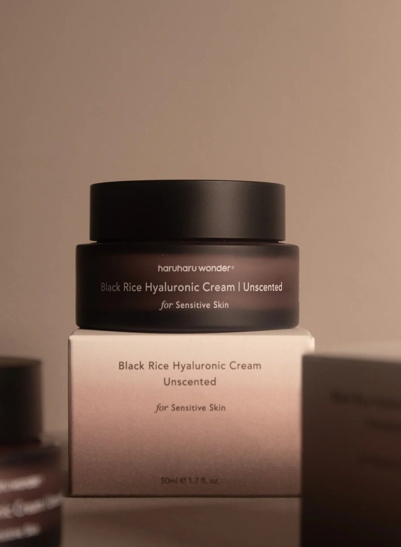 Haruharu WONDER Black Rice Hyaluronic cream Unscented, Sensitive skin