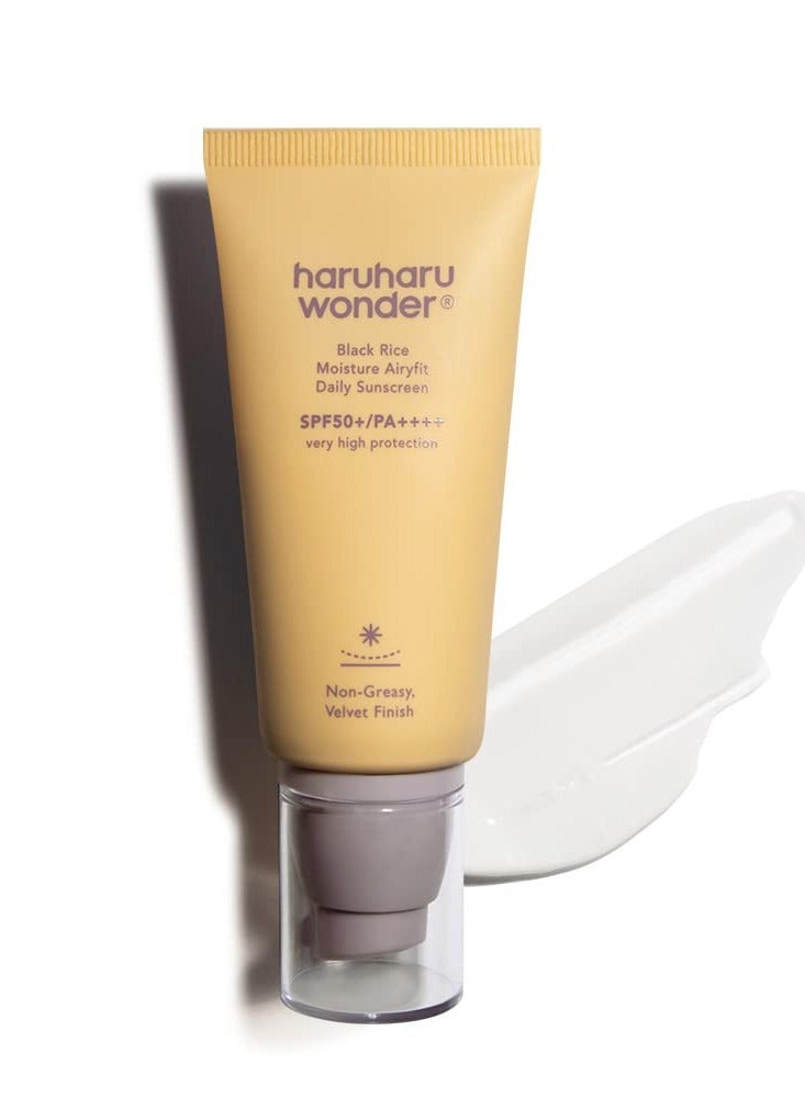 Haruharu Wonder Black Rice Moisture Airyfit Sunscreen SPF50+,50ml