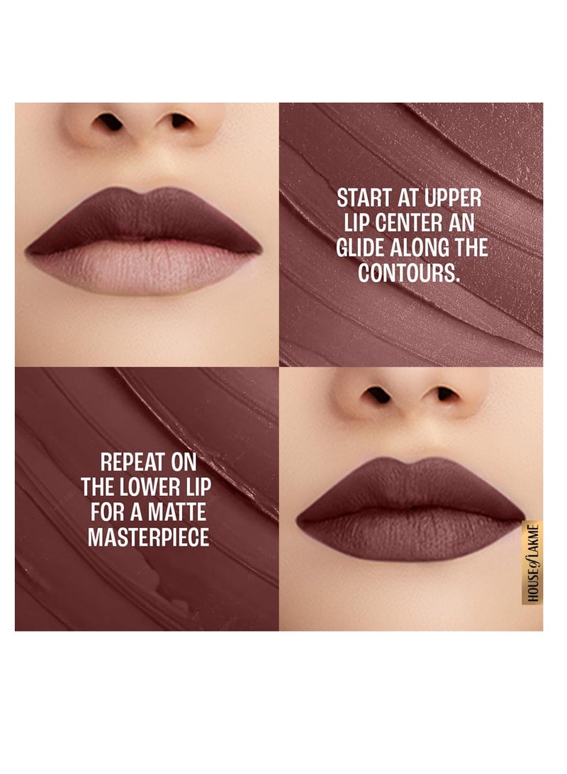 Lakme 9TO5 Primer Matte Lip Color MM3 Sangria Weekend  3.6 g