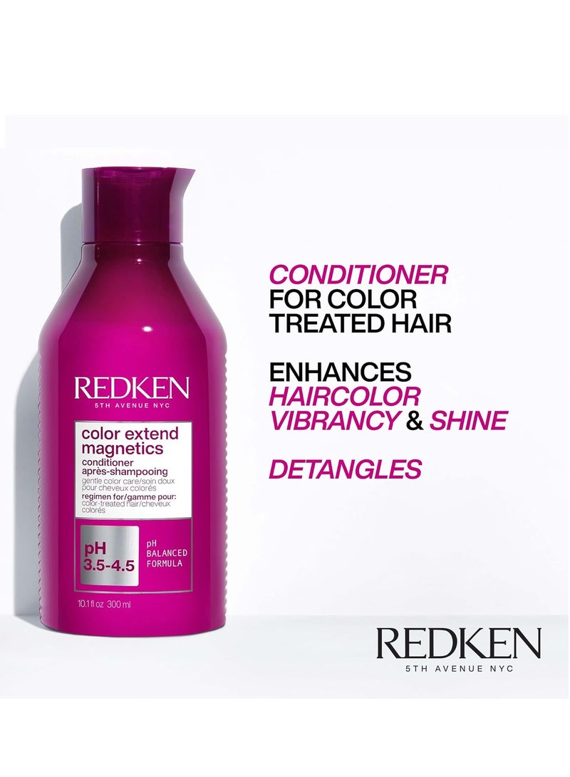 Redken Color Extend Magnetics Conditioner | For Color Treated Hair | Protects Color & Adds Shine | With Amino Acid | Sulfate-Free