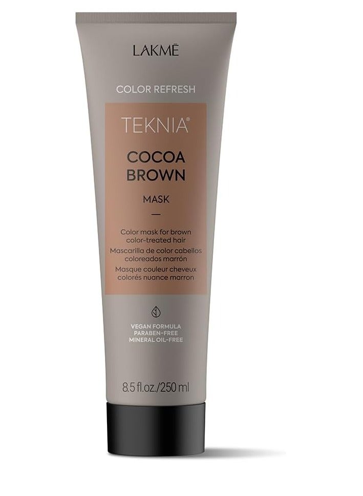 Teknia Color Refresh Hair Care Cocoa Brown Color Mask 250ml