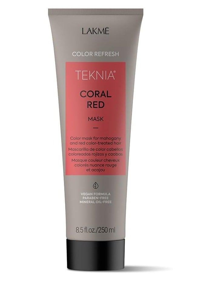 Teknia Color Refresh Hair Care Coral Red Mask 250ml