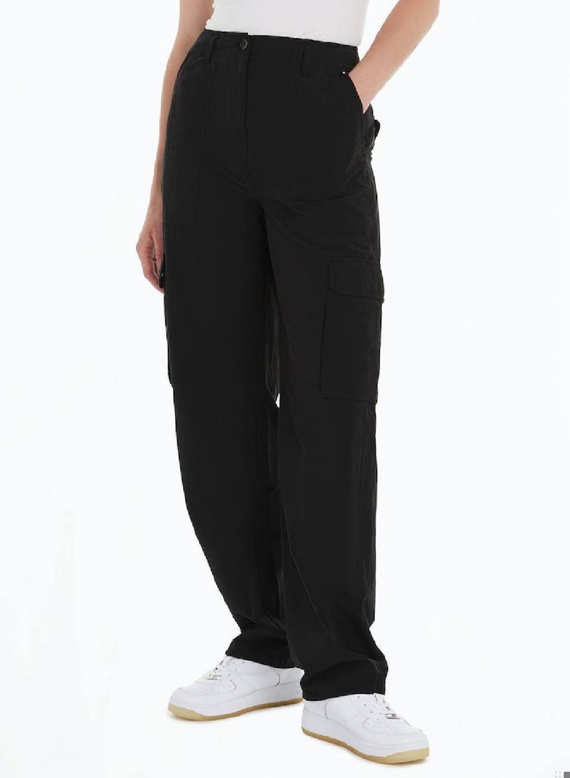Harper High Rise Mom Cargo Trousers