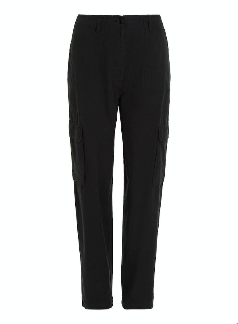 Harper High Rise Mom Cargo Trousers