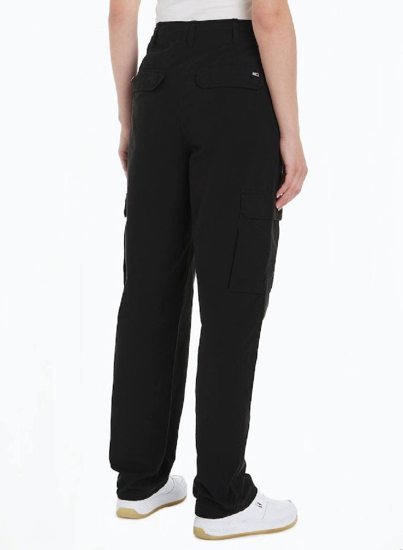 Harper High Rise Mom Cargo Trousers