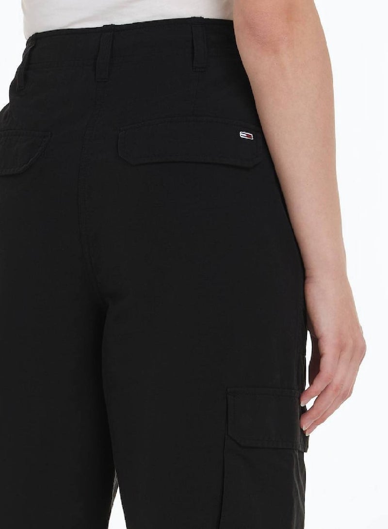 Harper High Rise Mom Cargo Trousers
