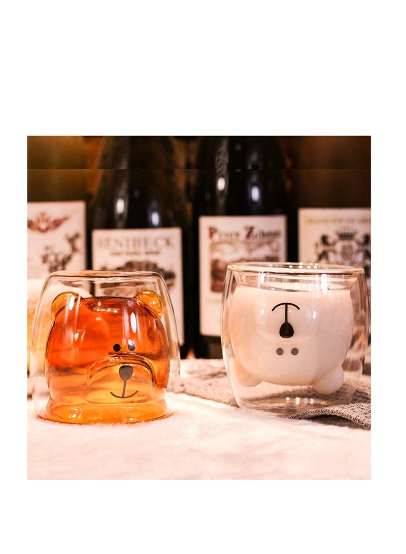Sweet Coffee Tea Milk Bear Cat Panda Espresso Cups Mugs