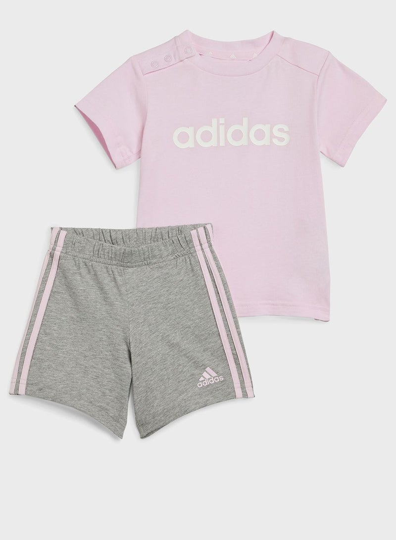 Infants Linear Cotton Set