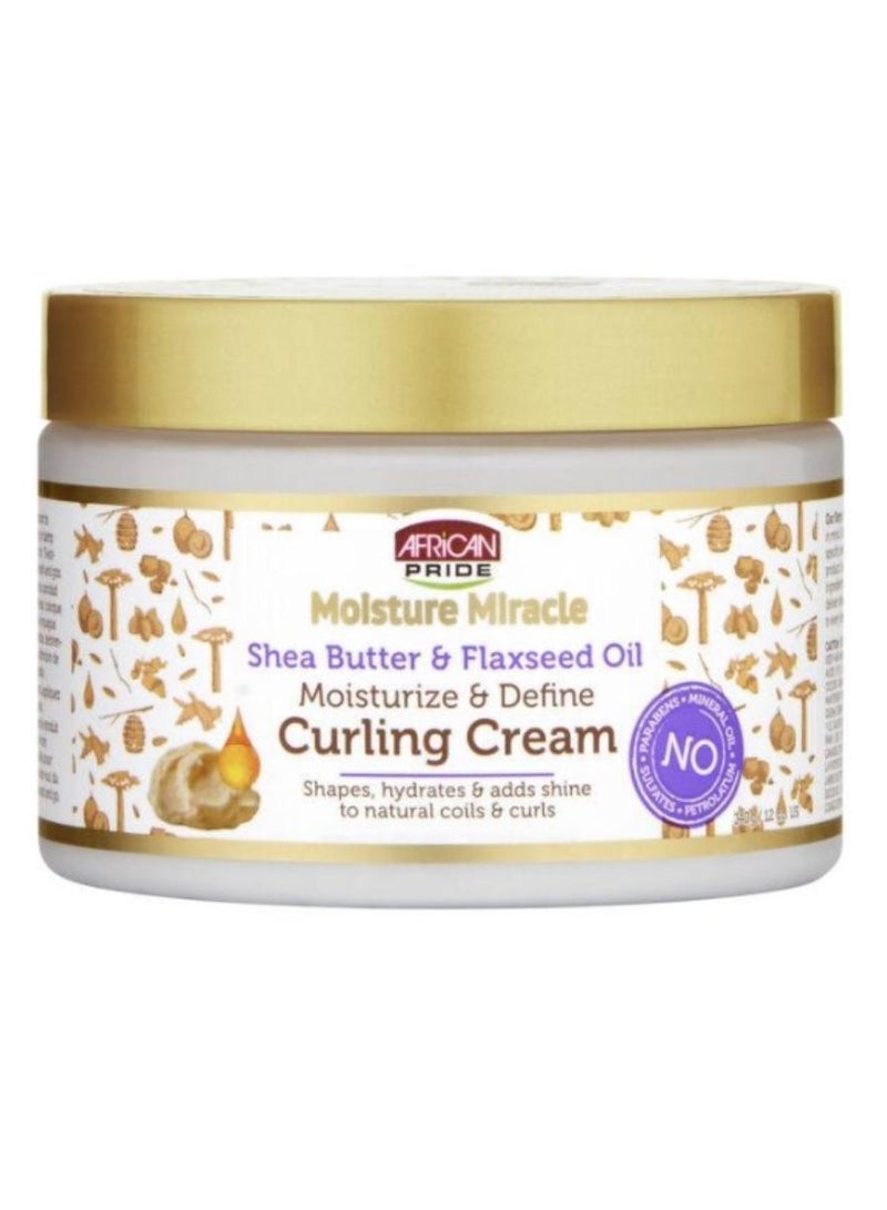 Moisture Miracle Shea Butter & Flaxseed Oil Moisture & Define Curling Cream