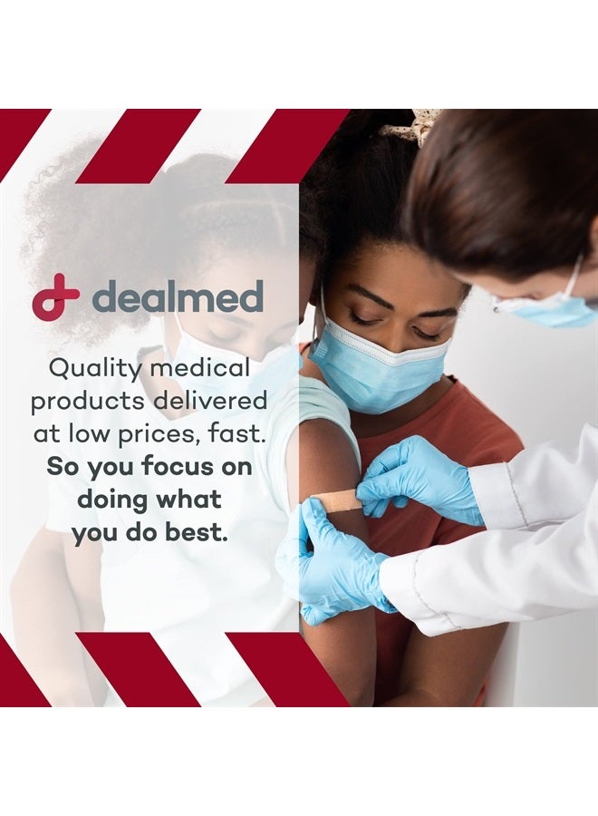 Fabric Oval Flexible Adhesive Bandages – 100 Count (1 Pack) Bandages with Non-Stick Pad, Latex Free, Wound Care for First Aid Kit, 7/8