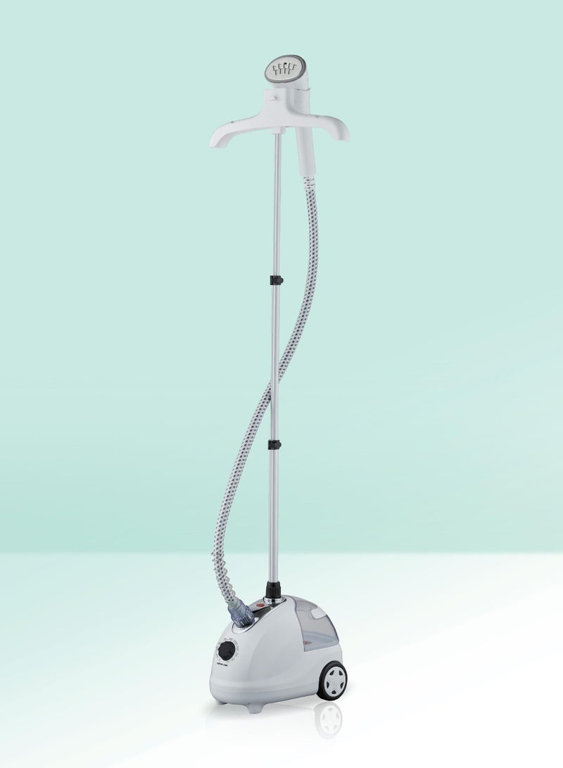 Steam Iron 2000W Portable Household Garment Steamer 5 Functional 1.8L / Easy To Use / Time-Saving & Effective Steam Iron  - White