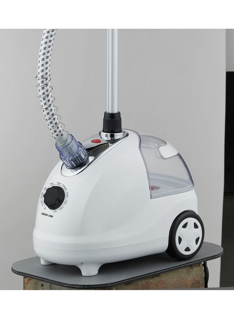 Steam Iron 2000W Portable Household Garment Steamer 5 Functional 1.8L / Easy To Use / Time-Saving & Effective Steam Iron  - White