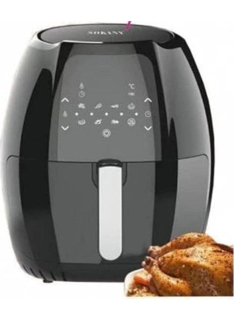 Digital Air Fryer 8L, Oil Free Healthy Air Frying Pan, with Digital Touch, 1800 Watt/SK-8014