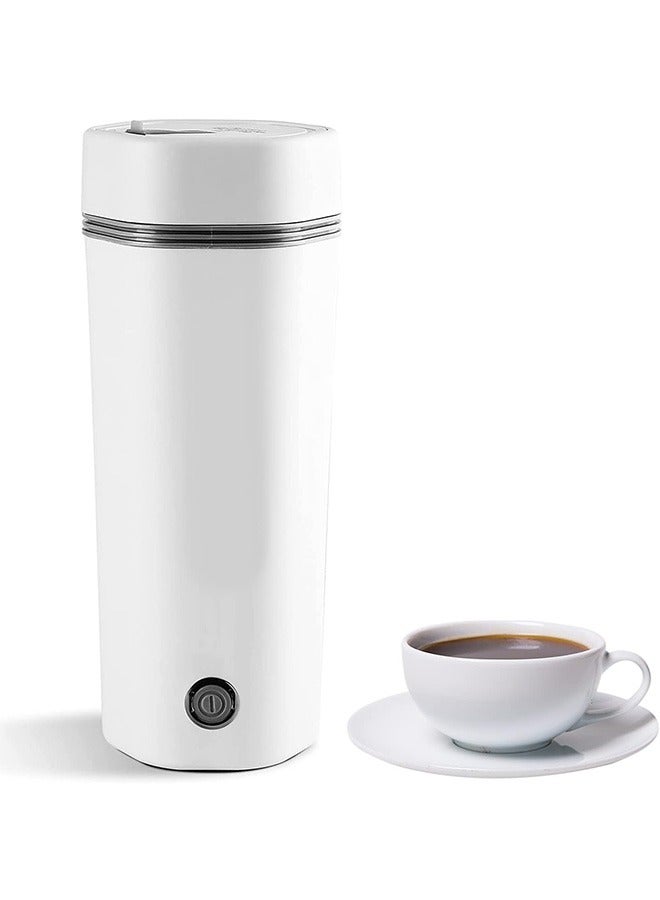 Portable Electric Kettle for Travel, Travel Kettle Electric Small Stainless Steel, Portable Fast Water Boiler Automatic Shut-Off 350ML Mini Cup.