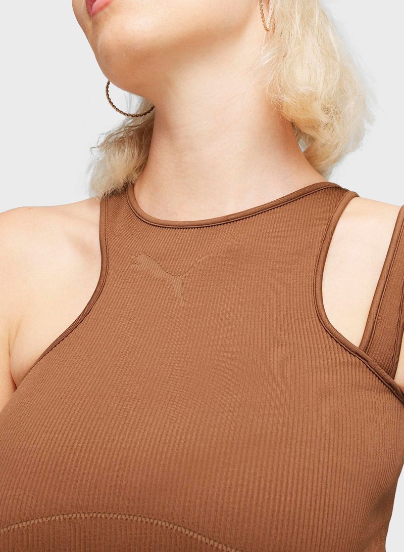 Ribbed Racerback Dress