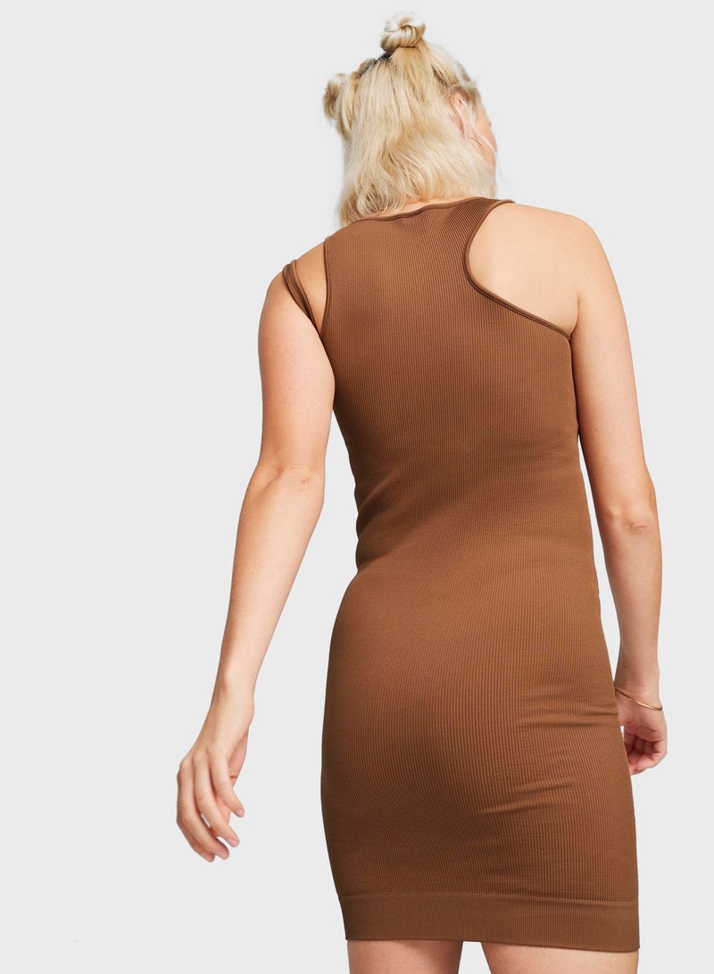 Ribbed Racerback Dress