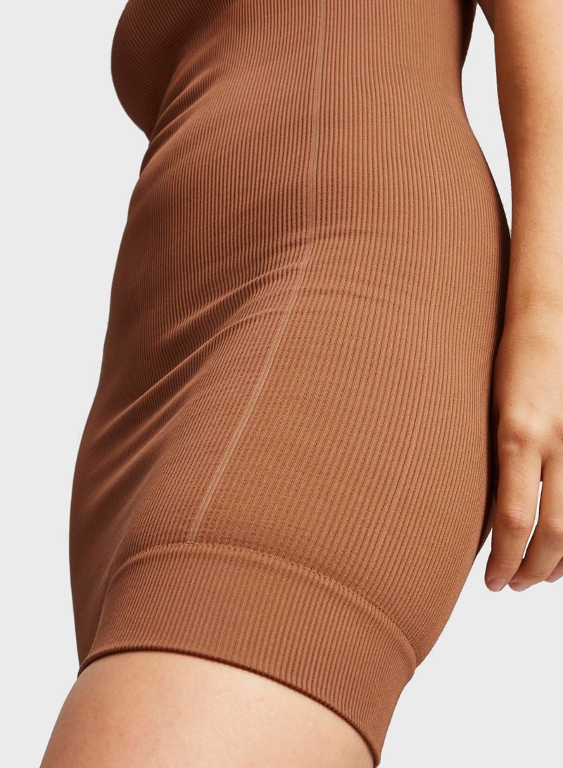 Ribbed Racerback Dress