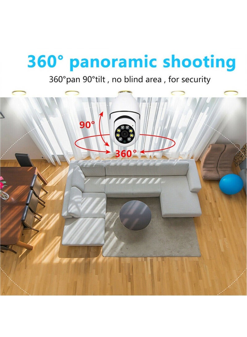 5 PACKES Camara 5G WiFi De Seguridad 360Con Audio Microfono Para Casa y Exterior