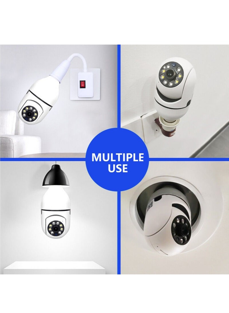 5 PACKES Camara 5G WiFi De Seguridad 360Con Audio Microfono Para Casa y Exterior