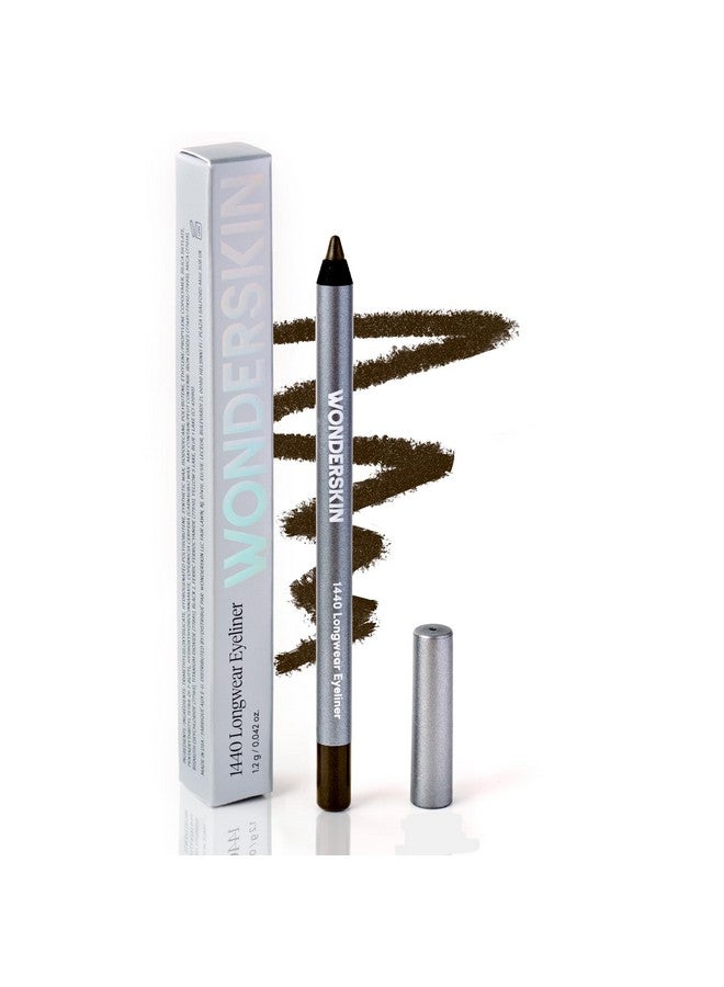 1440 Longwear Eyeliner Brown Eyeliner Pencils Waterproof Eyeliner Pencil Long Lasting Eye Liner Smudge Proof Pencil Eyeliner (Gold Mocha)