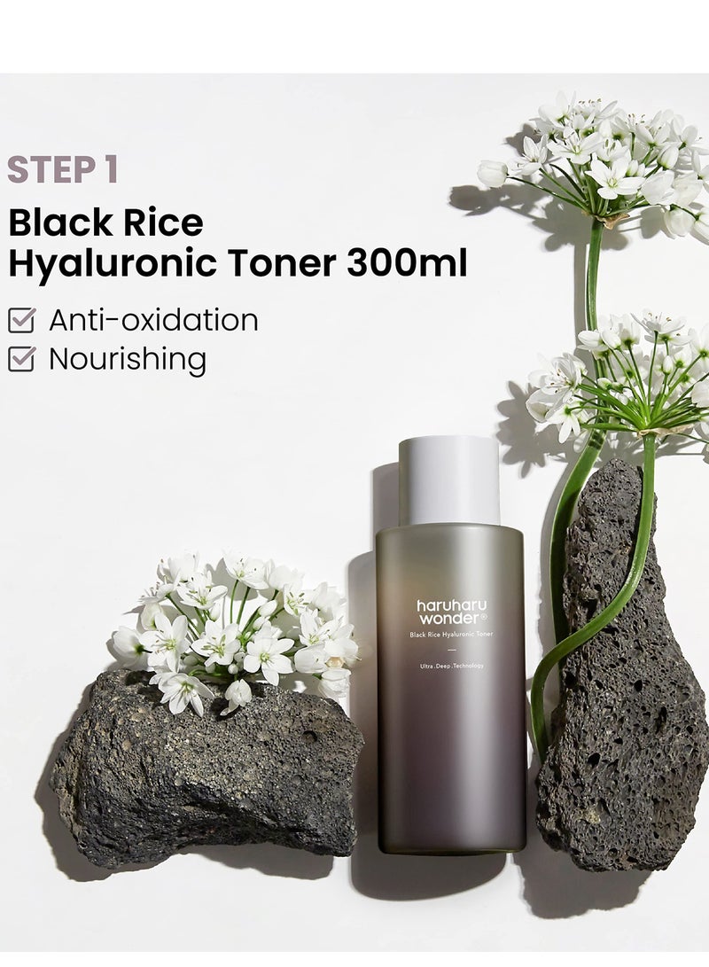 HARUHARU WONDER Black Rice Hyaluronic Toner Jumbo- 300Ml