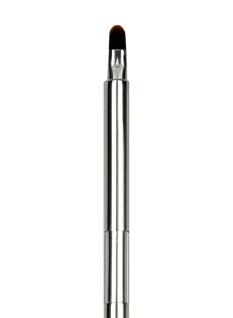 Retractable Lip Brush Silver/Brown