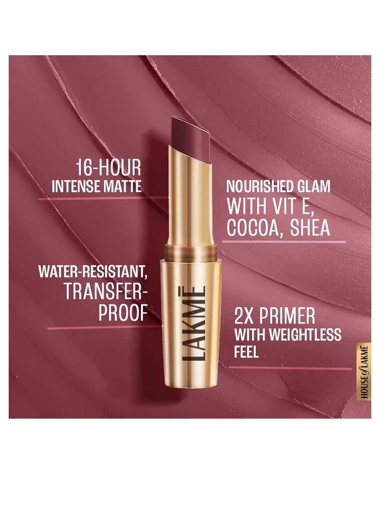 Lakme 9TO5 Primer Matte Lip Color MP3 Pink Party  3.6 g