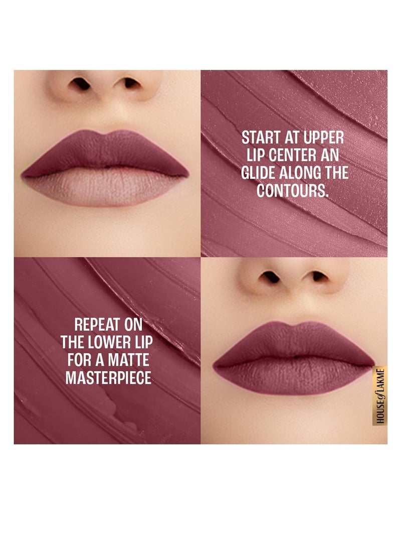 Lakme 9TO5 Primer Matte Lip Color MP3 Pink Party  3.6 g