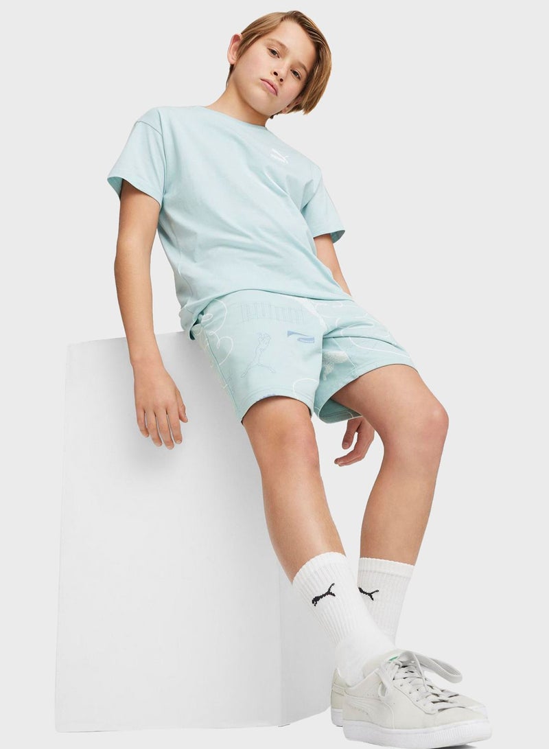 Kids Classics Brand Love Shorts