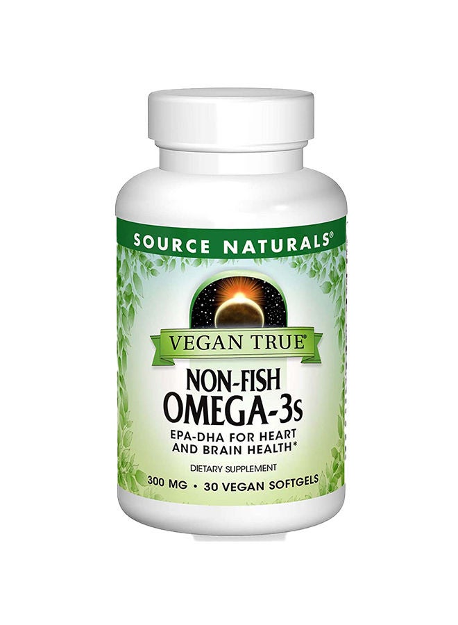 Source Naturals Vegan Omega-3, 300 mg, 30 Vegan Softgels